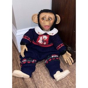 Exercise Gym Partner, Rubber Face Monkey VINTAGE Workout Mascot